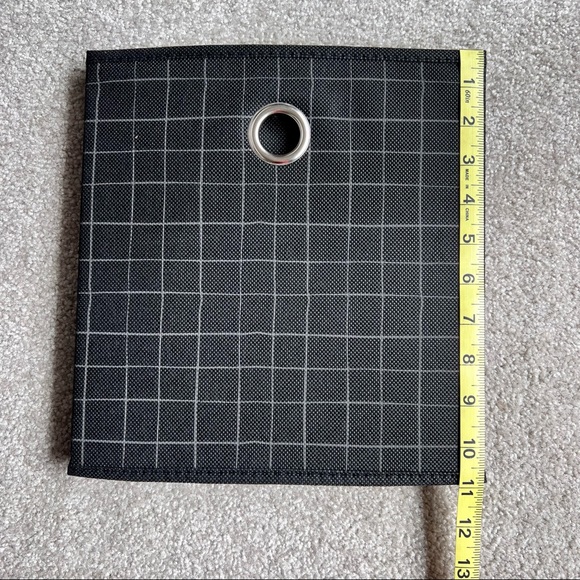 2 Matching Fabric Cube Storage Bins - Picture 8 of 8